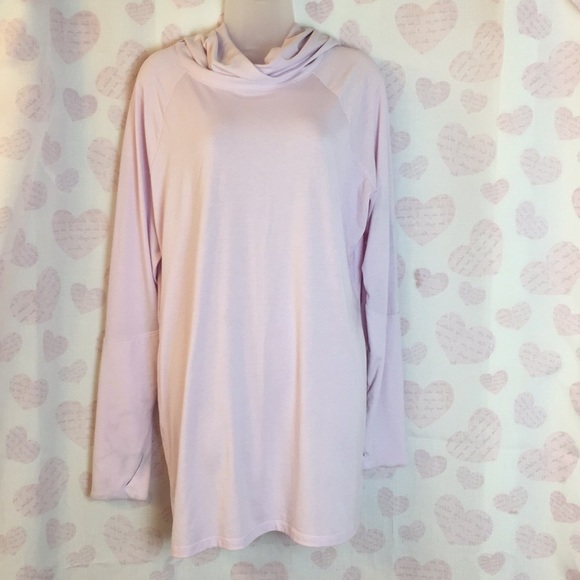 Athleta Essence Hooded Tunic in Pink - Picture 1 of 5